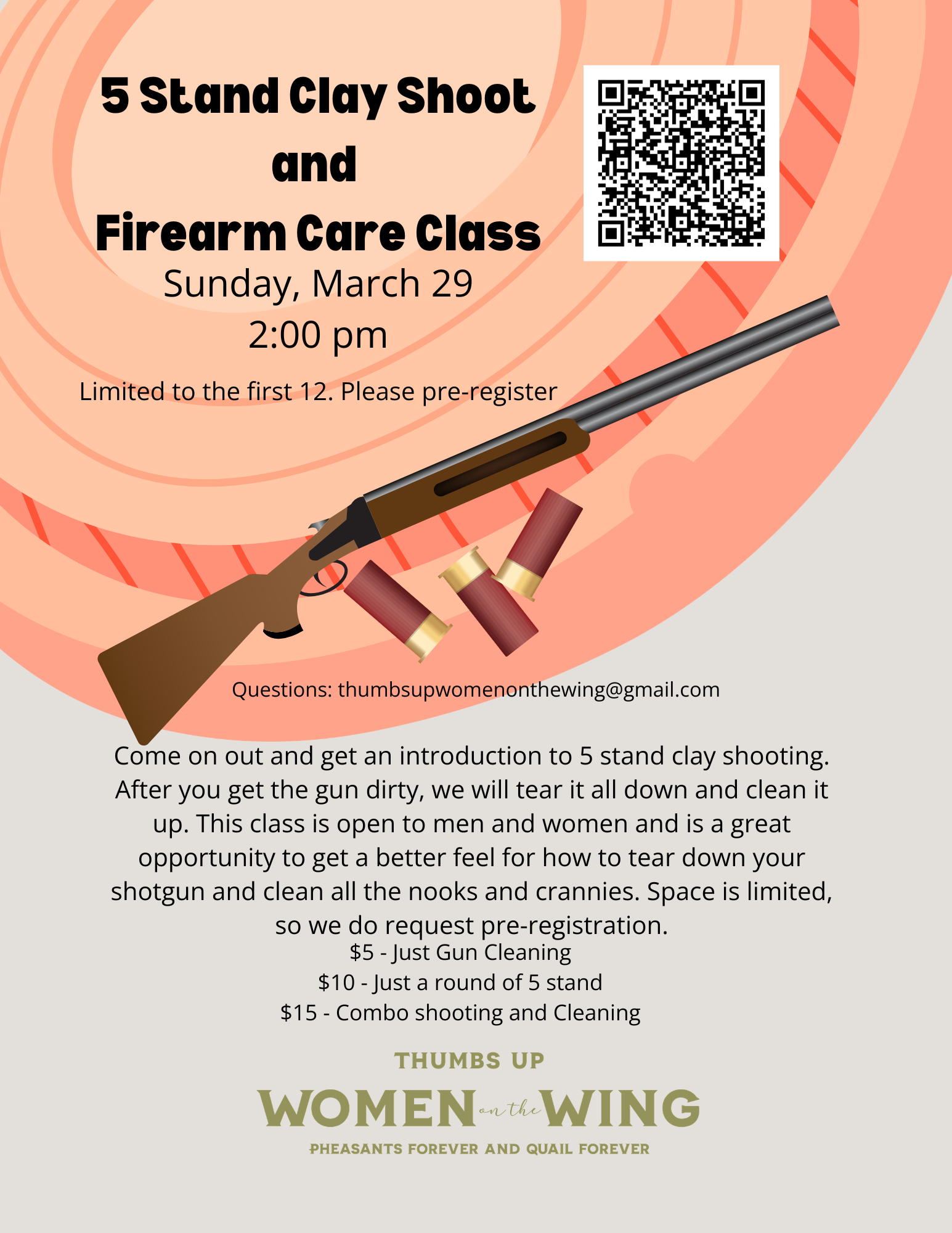 5 STand Clay Shoot and Frearm Care Class 5 STand Clay Shoot and Frearm Care Class
